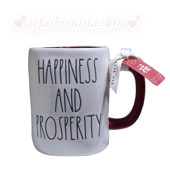 🛍️ Rae Dunn Happiness and prosperity mug New - Picture 7 of 14